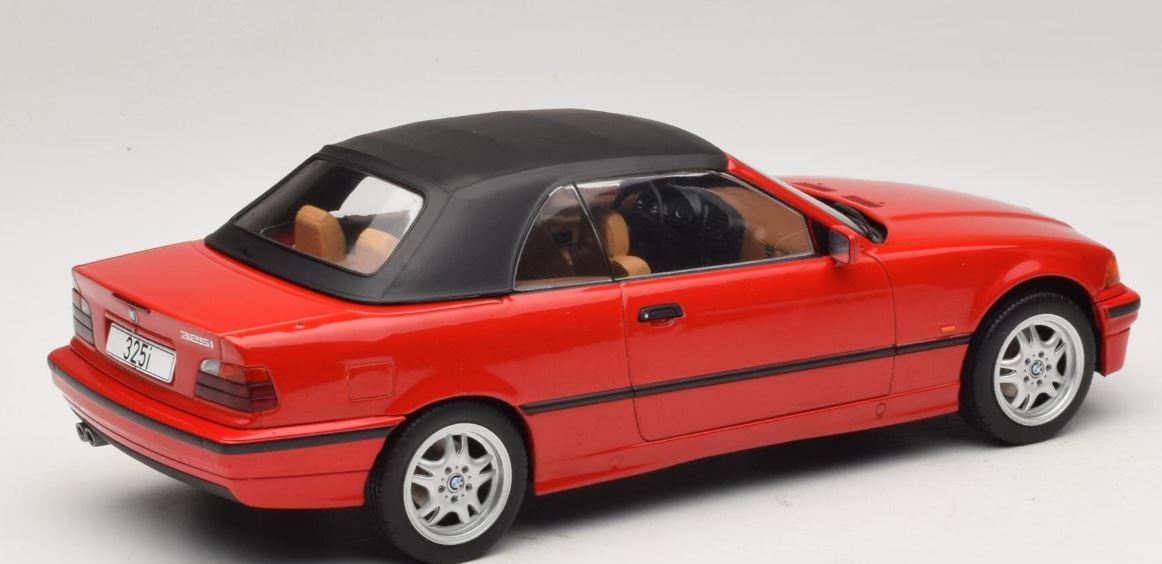 BMW 3 Series E36 Cabriolet Rouge ModelCar 1/18