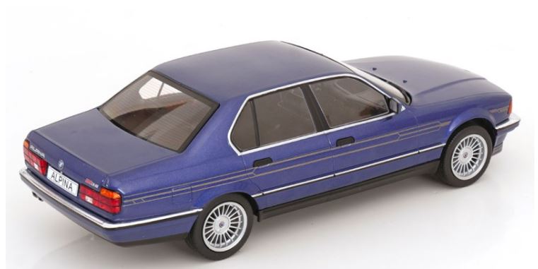 BMW E32 Alpina B11 3.5 1992 dark blue Model Car 1/18