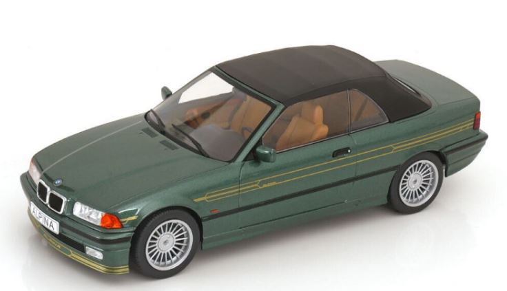 BMW Alpina B3 3.2 Convertible 1995 Green Met ModelCar 1/18