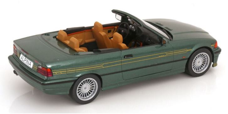 BMW Alpina B3 3.2 Convertible 1995 Green Met ModelCar 1/18