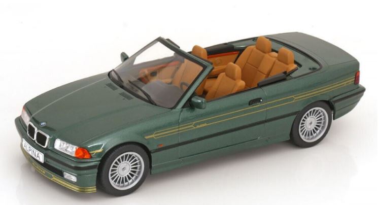 BMW Alpina B3 3.2 Convertible 1995 Green Met ModelCar 1/18