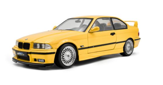 BMW M3 Coupe DAKAR YELLOW 1991 SOLIDO  1/18