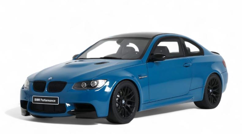 BMW M3 E92 bleu GT Spirit 1/18
