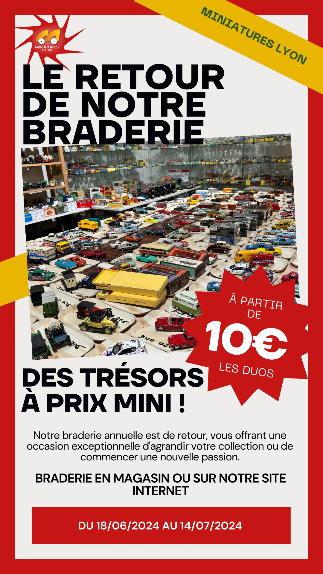 LE RETOUR DE NOTRE BRADERIE : DES TRÉSORS À PRIX MINI !!