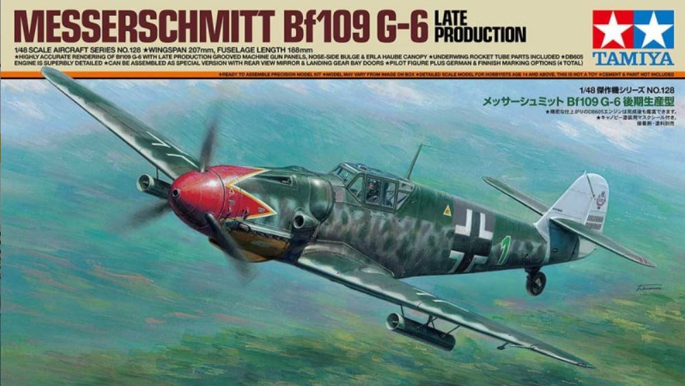 Messerschmitt Bf109 G-6 Late production TAMIYA 1/48