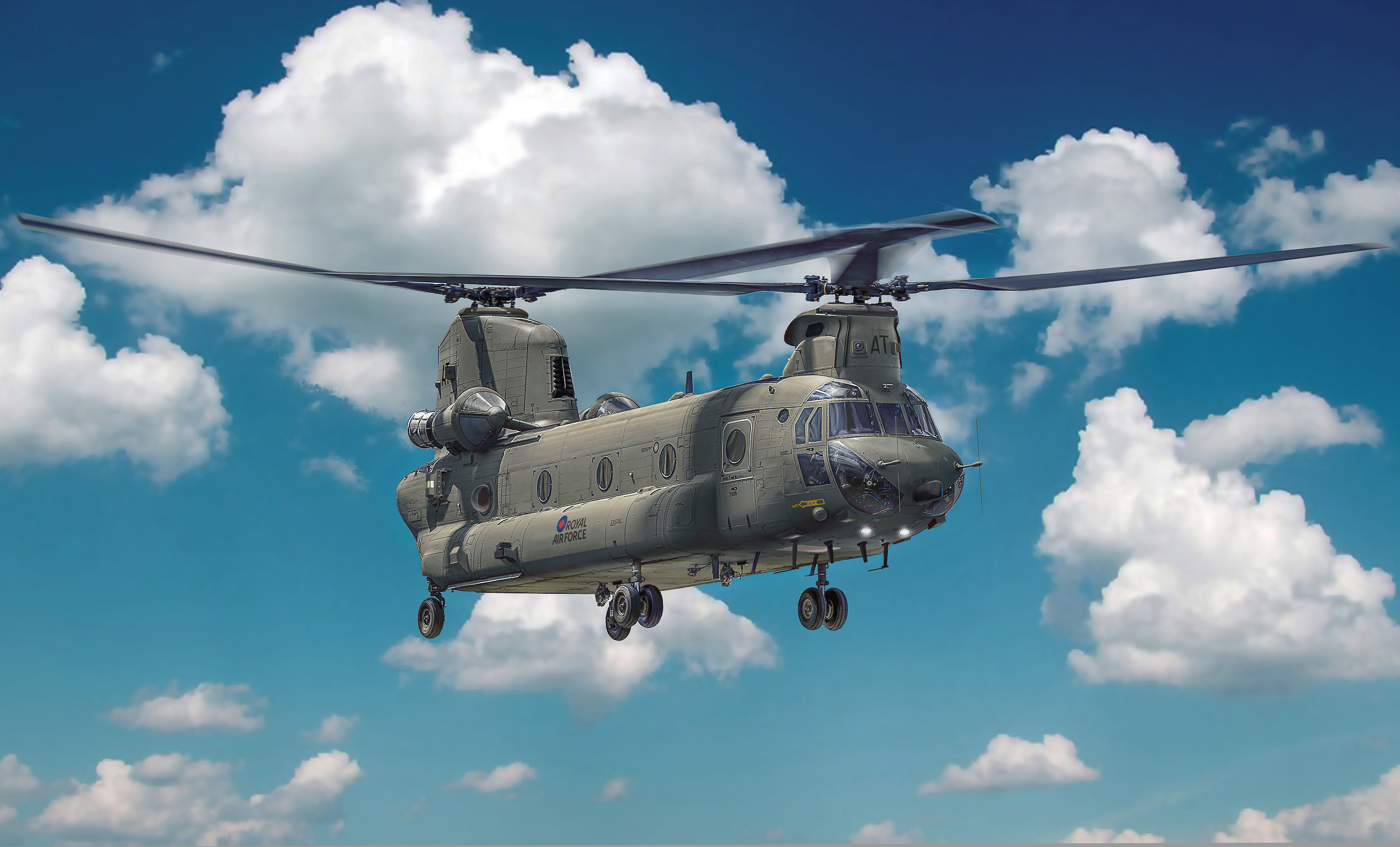 CHINOOK HC.2 CH-47F ITALERI 1/24°