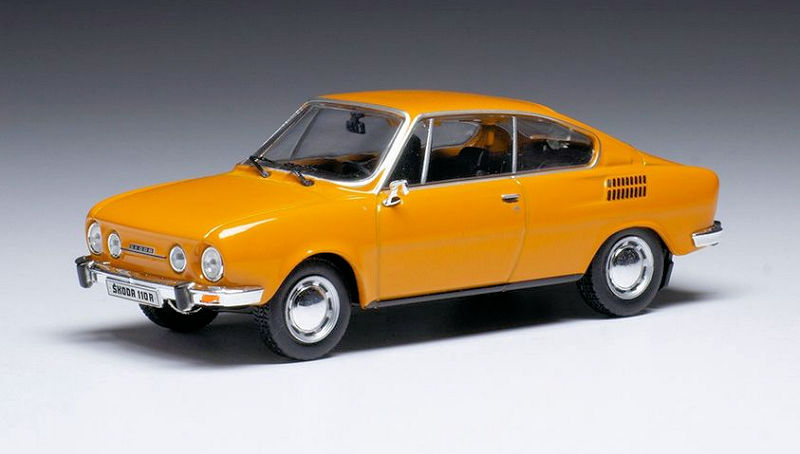 SKODA 110R ORANGE 1978 IXO 1/43°