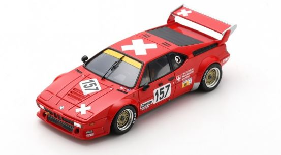 BMW M1 N°157 24H LE MANS 1985 A.PALLAVICINI - E.GALDERAN - M.VANOLI SPARK 1/43°