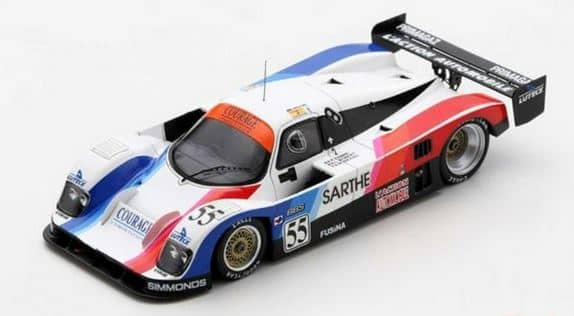 COUGAR C28LM N°55 24H LE MANS 1992 L.ROBERT - P.FABRE - M.BRAND SPARK 1/43°