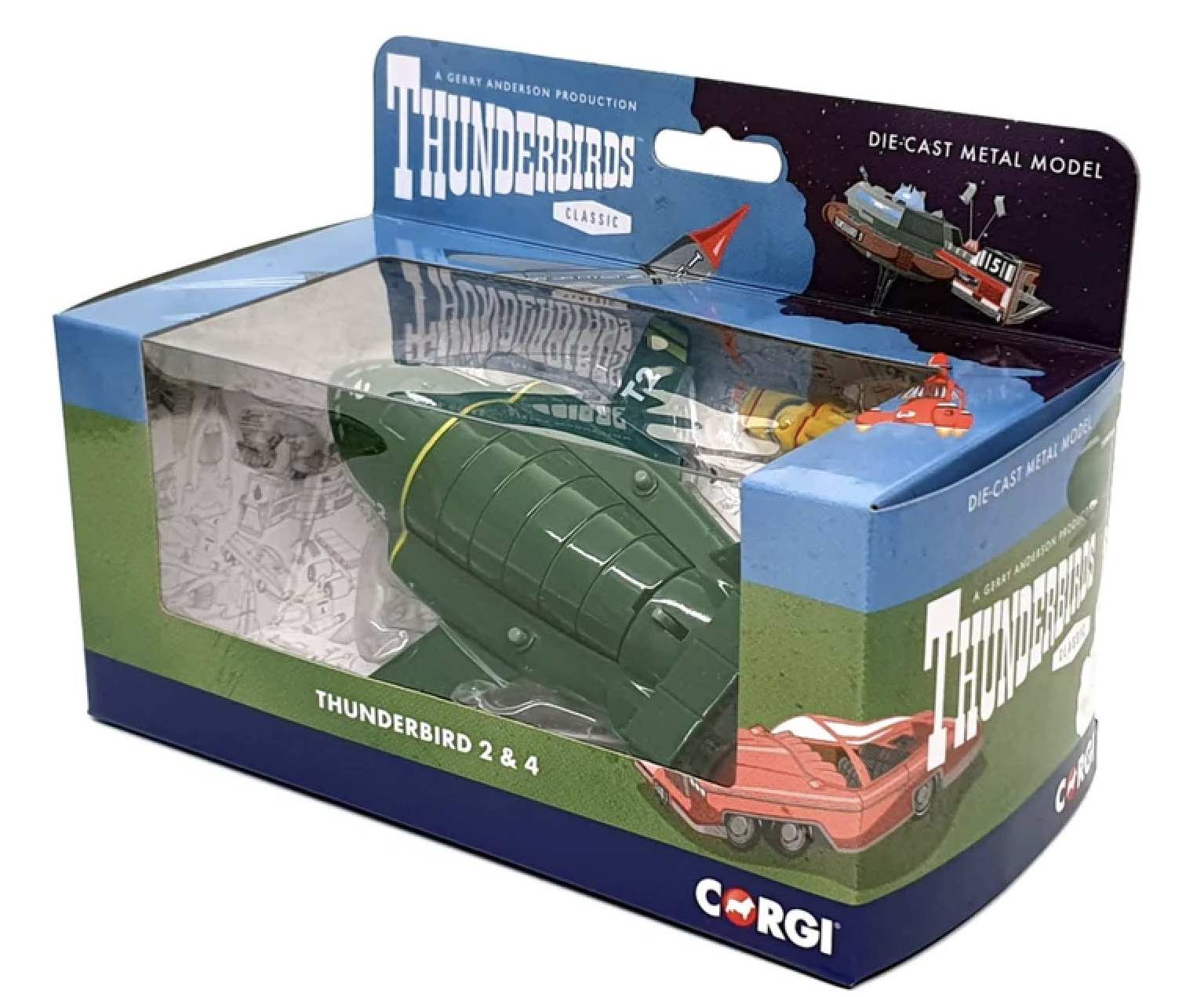 THUNDERBIRD 2 & 4 CORGI 1/43°