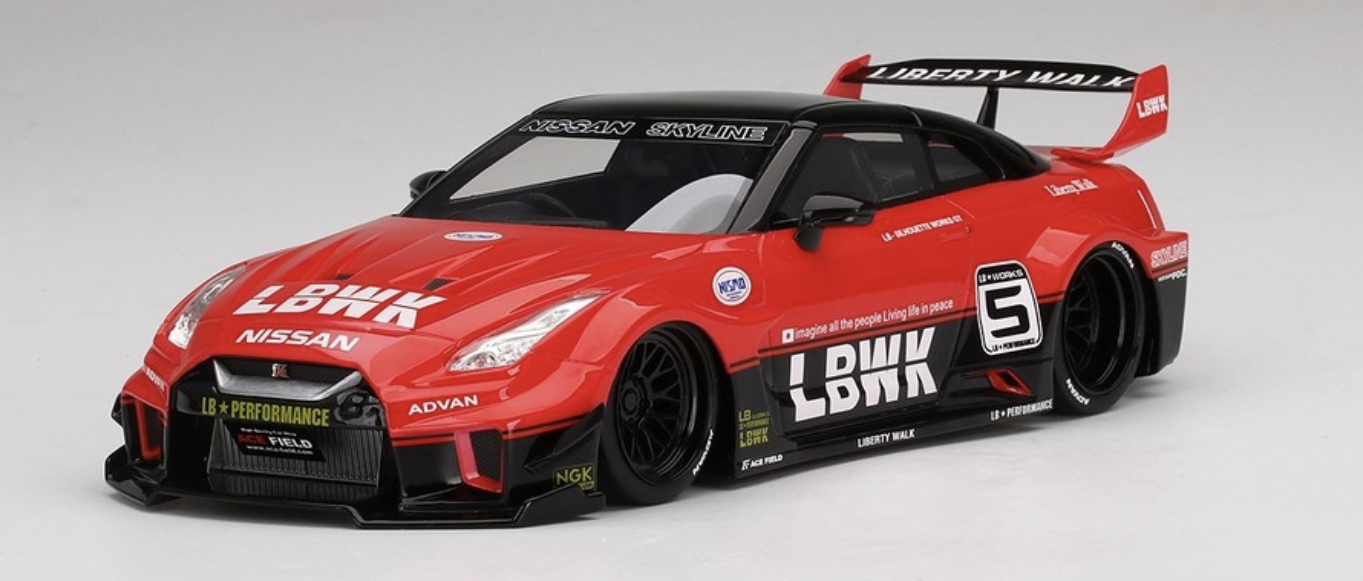 NISSAN R35 GTR LB-WORKS 2020 TOP SPEED 1/18°