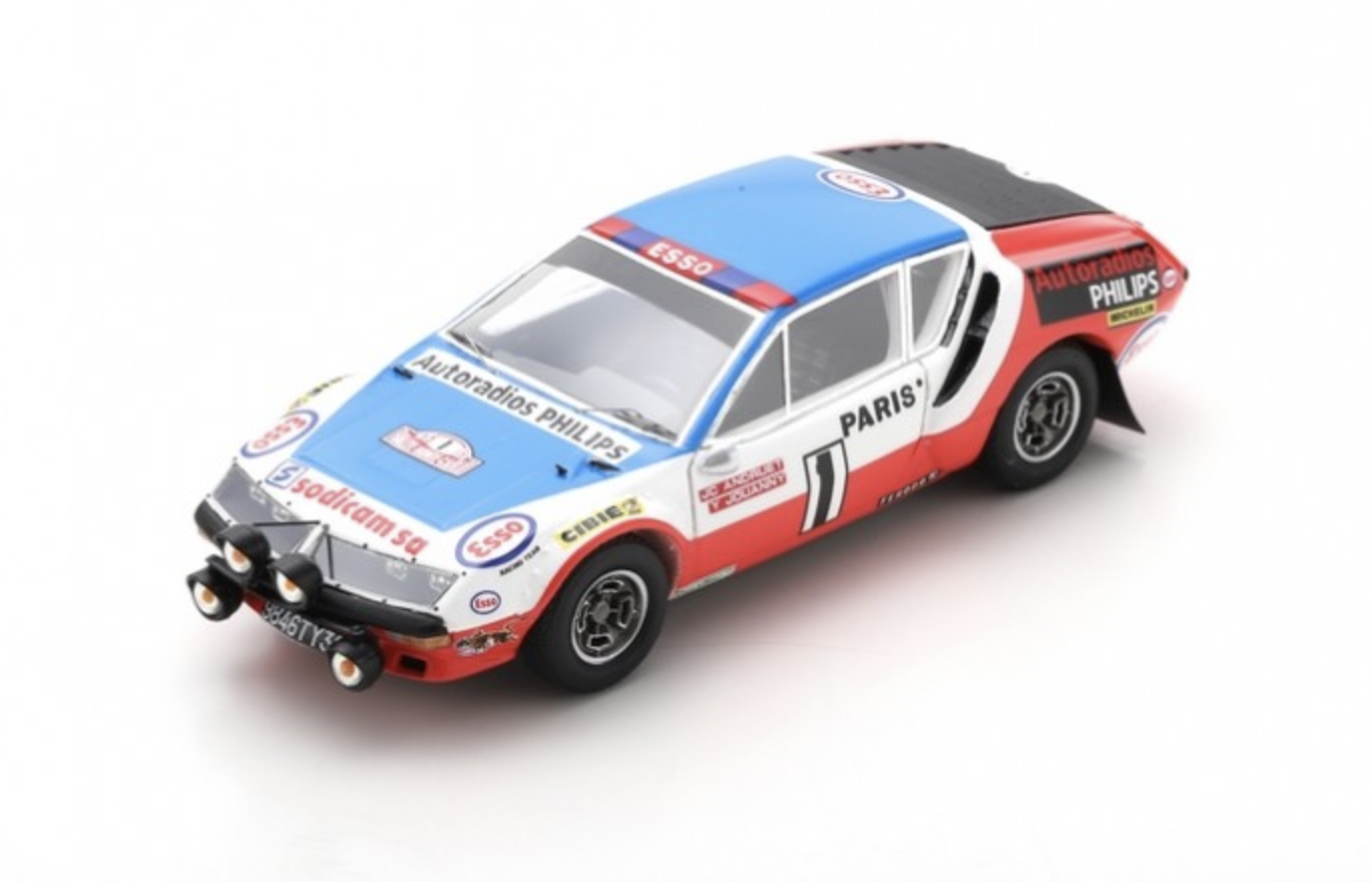 ALPINE A310 N°1 RALLY MONTE CARLO 1976 SPARK 1/43°