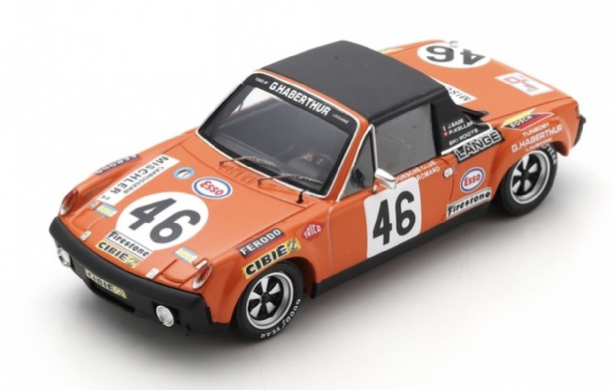 PORSCHE 914/6 N°46 24H LM 1971 SPARK 1/43°