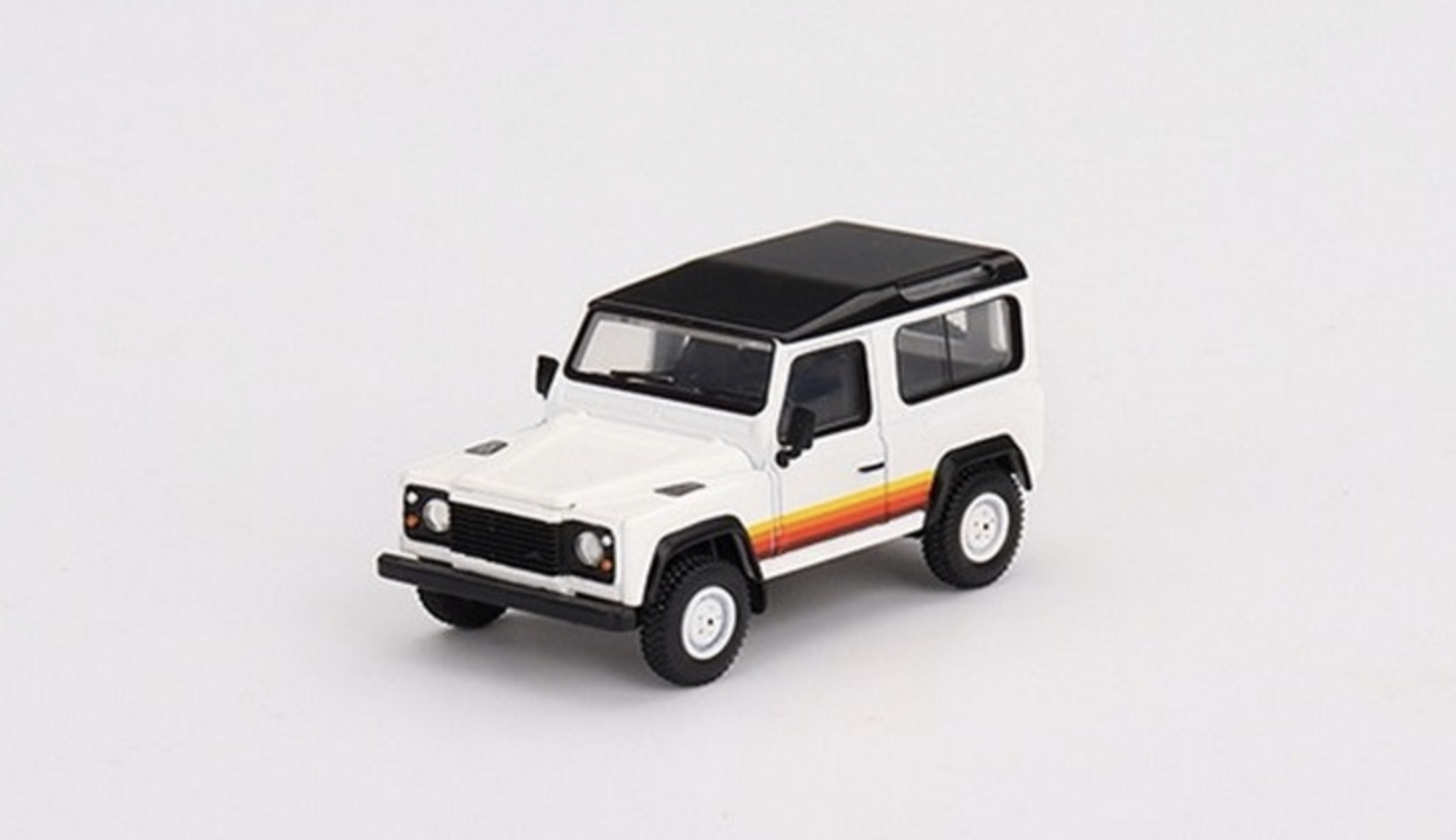 LAND ROVER DEFENDER 90 WAGON BLANC MINIGT 1/64°