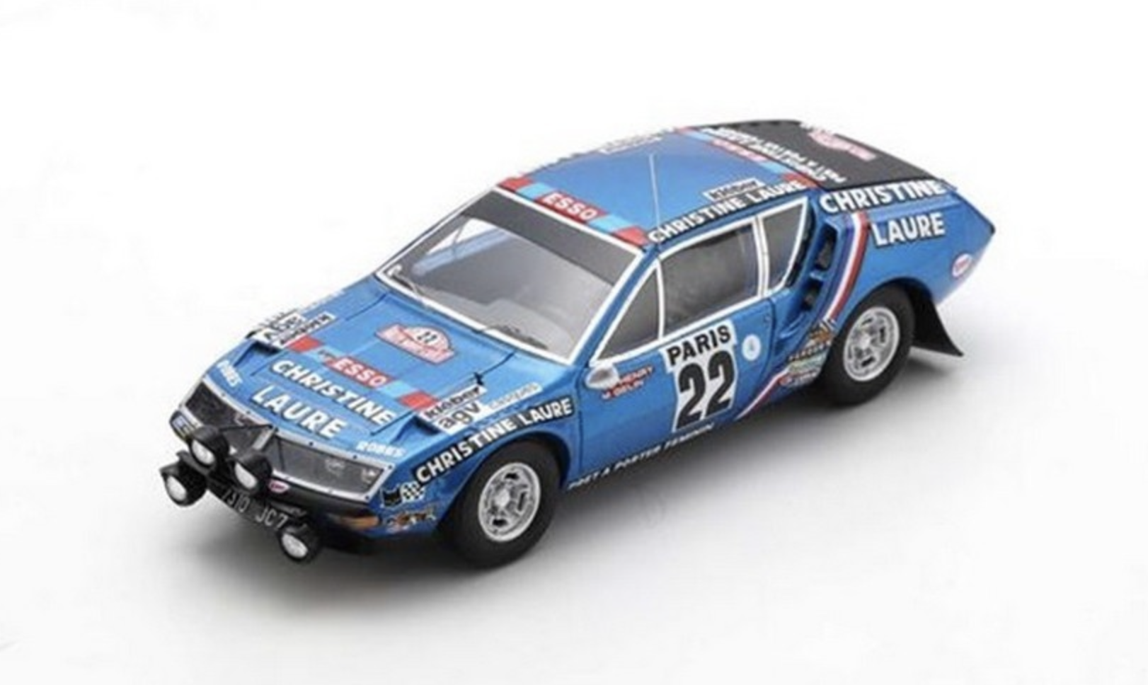 ALPINE A310 N°22 RALLY MONTE CARLO 1976 SPARK 1/43°