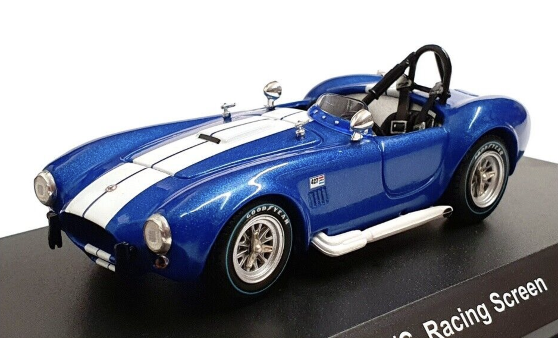 SHELBY COBRA 427S/C RACING SCREEN BLEU KYOSHO 1/43°