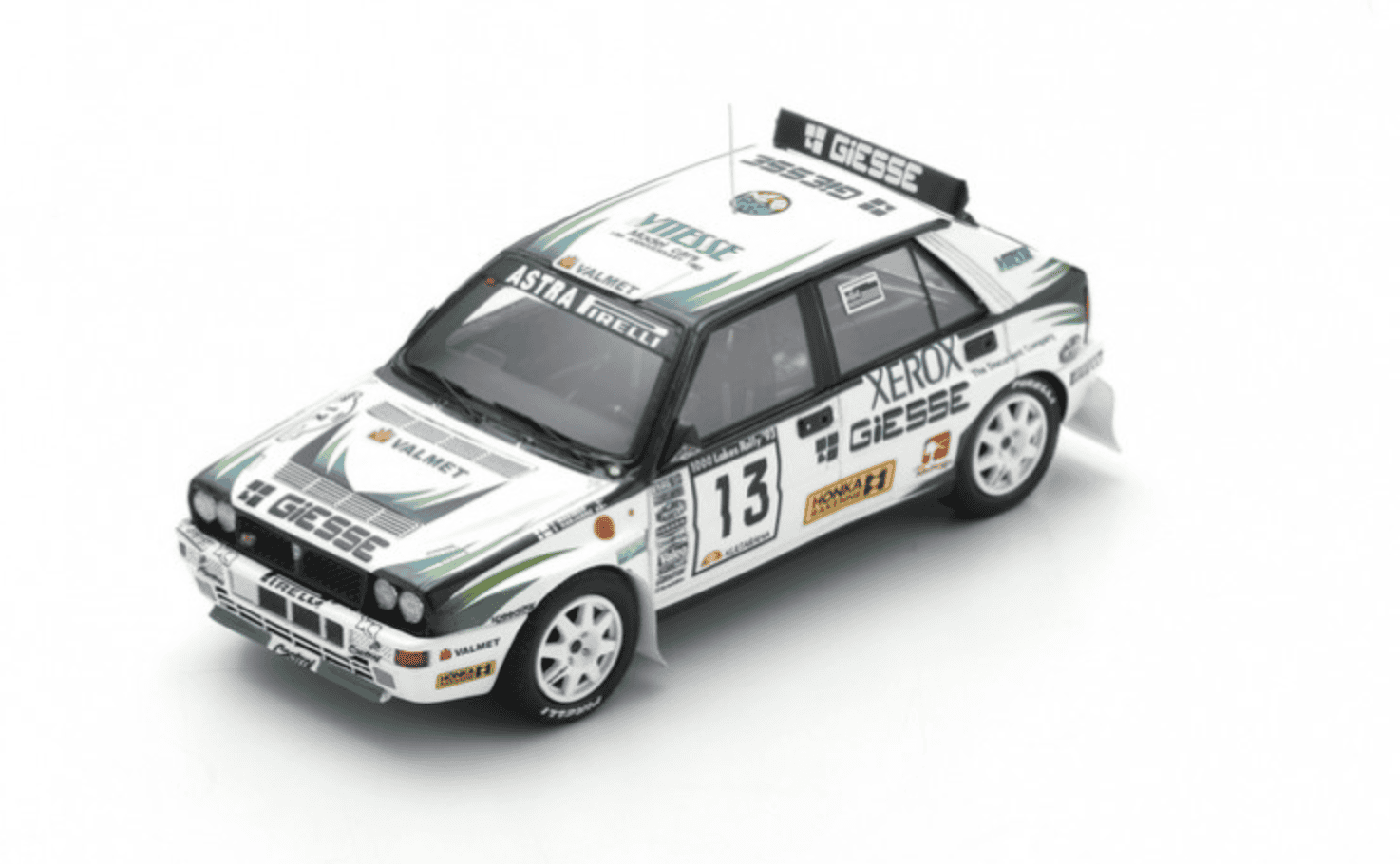 LANCIA DELTA HF INTEGRALE N°13 EVO 4TH RALLY FINLAND 1993 SPARK 1/43°