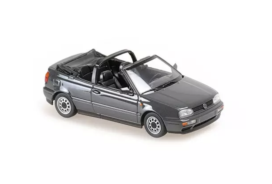 VOLKSWAGEN GOLF 3 CABRIOLET GRIS 1997 MAXICHAMPS 1/43°