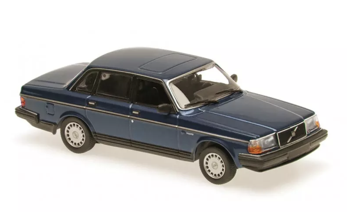 VOLVO 240 GL BLEU 1986 MAXICHAMPS 1/43°