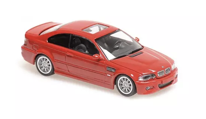 BMW M3 COUPE (E46) ROUGE 2001 MAXICHAMPS 1/43°