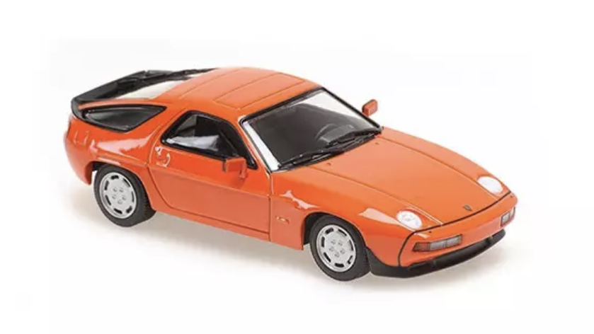 PORSCHE 928 ORANGE 1979 MAXICHAMPS 1/43°