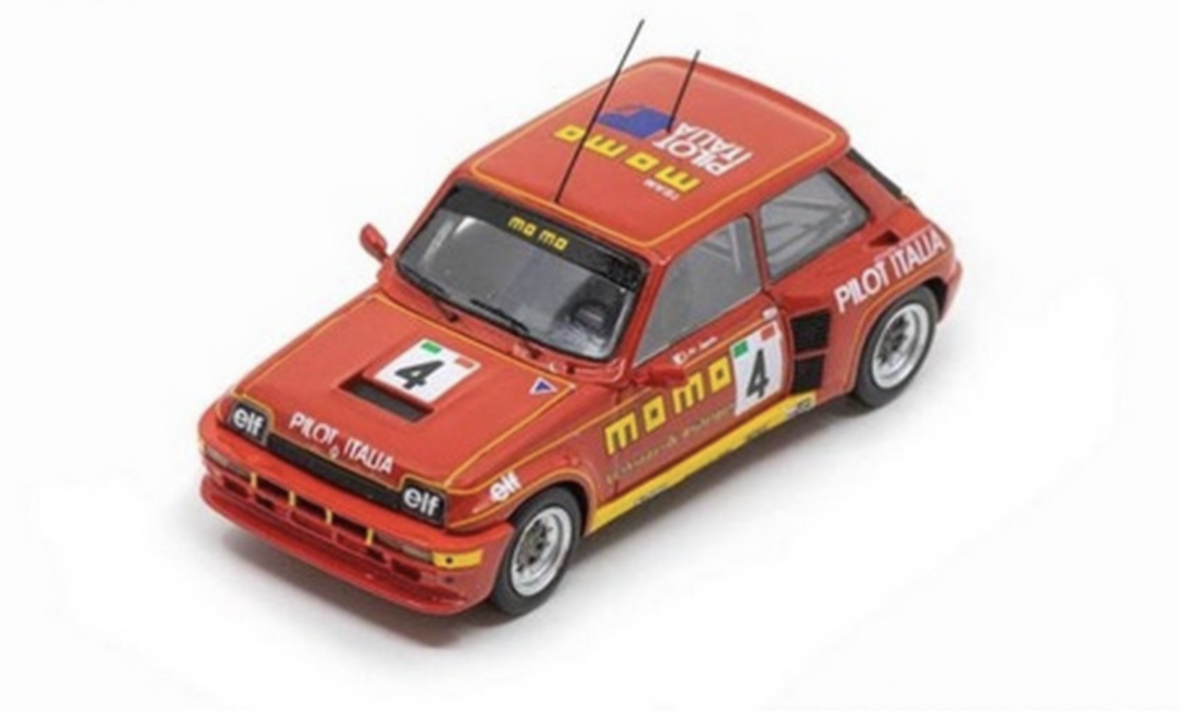 RENAULT 5 TURBO N°4 EUROPA CUP 1984 SPARK 1/43°