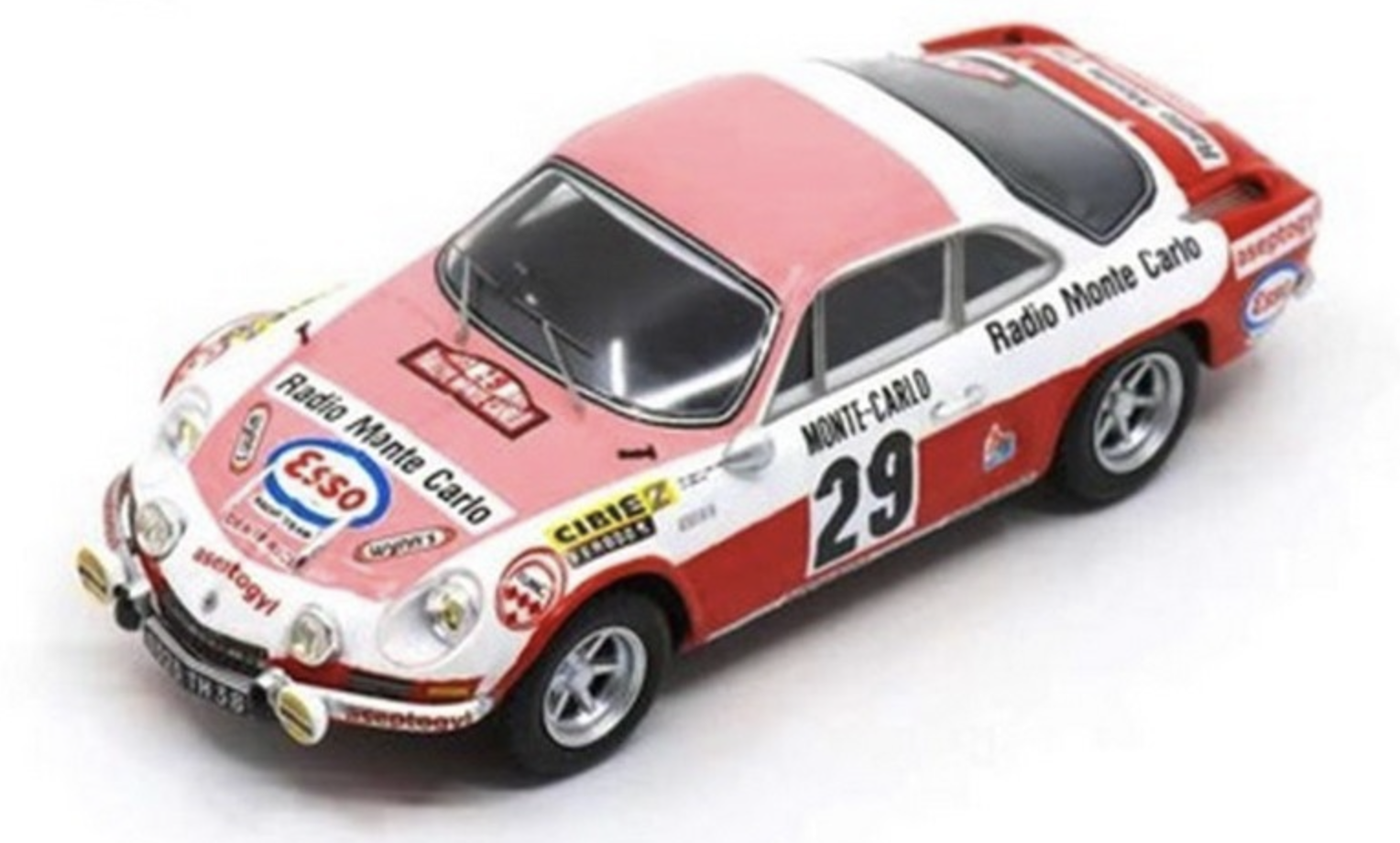 ALPINE A110 N°29 RALLYE MONTE CARLO 1973 SPARK 1/43°