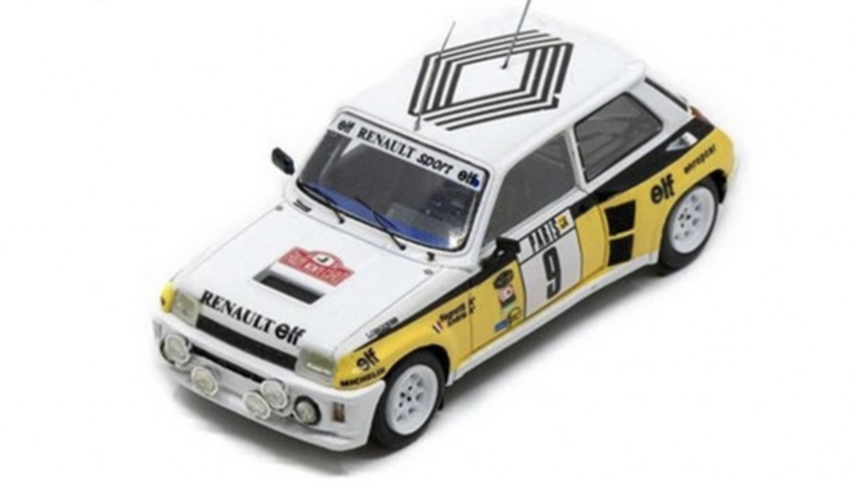 RENAULT 5 TURBO N°9 7TH RALLY MONTE CARLO 1983 SPARK 1/43°