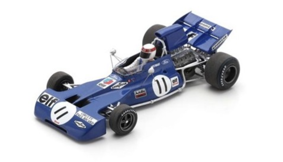 TYRRELL 003 N°11 VAINQUEUR FRENCH GP 1971 SPARK 1/43°