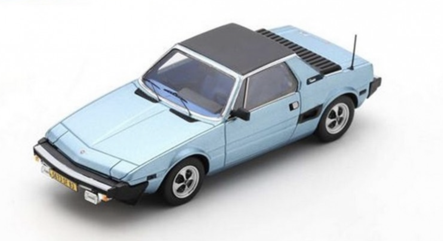 FIAT BERTONE X1/9 BLEU 1983 SCHUCO 1/43°