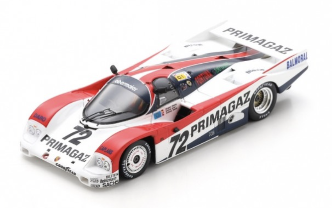 PORSCHE 962 C N°72 11E 24H LM 1988 SPARK 1/43°