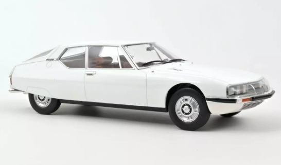 CITROEN SM 1970 BLANC GENEVE PRESENTATION NOREV 1/12°