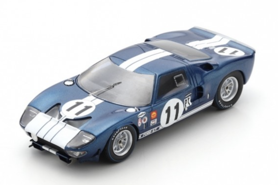 FORD GT40 N°11 2ND 12H SEBRING 1965 SPARK 1/43°