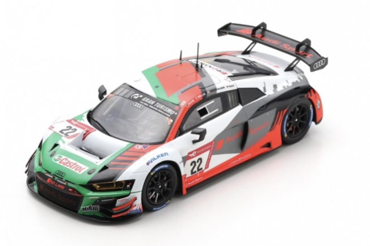 AUDI R8 LMS GT3 N°22 4TH 24H NURBURGRING 2022 SPARK 1/43°