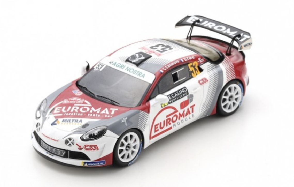 ALPINE A110 RALLY N°53 RALLYE MONTE CARLO 2022 SPARK 1/43°