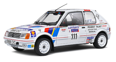 PEUGEOT 205 GTI LOMBARD RAC RALLY #11 C.MCRAE / D.RINGER SOLIDO 1/18°