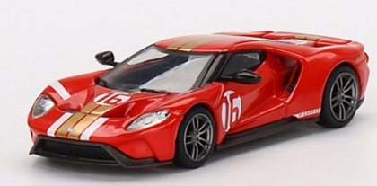 FORD GT HERITAGE EDITION MINI GT 1/64°