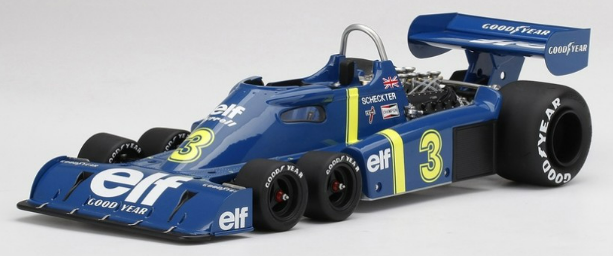 TYRRELL P34 #3 JODY SCHECKTER VAINQUEUR GP DE SUEDE 1976 TSM 1/12°