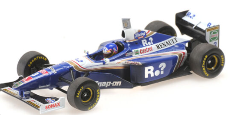 WILLIAMS RENAULT FW19 JACQUES VILLENEUVE CHAMPION DU MONDE 1997 MINICHAMPS 1/43°