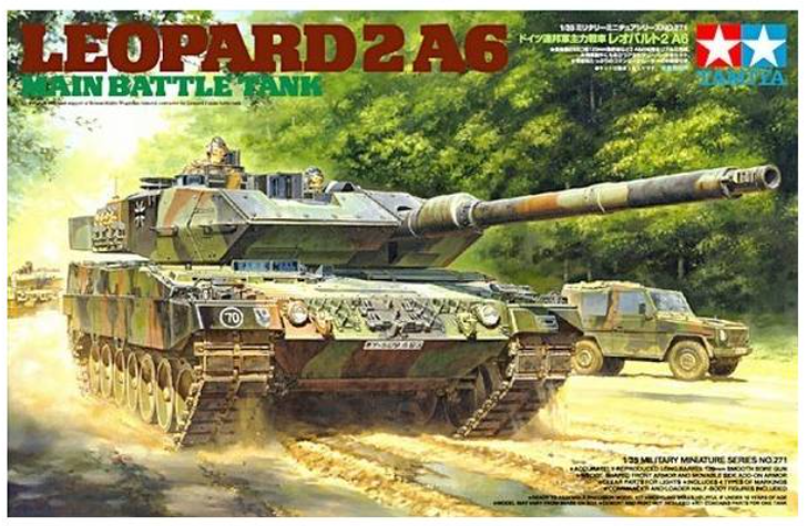 LEOPARD 2 A6 TAMIYA 1/35°