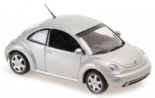 VOLKSWAGEN NEW BEETLE ARGENT MAXICHAMPS 1/43°