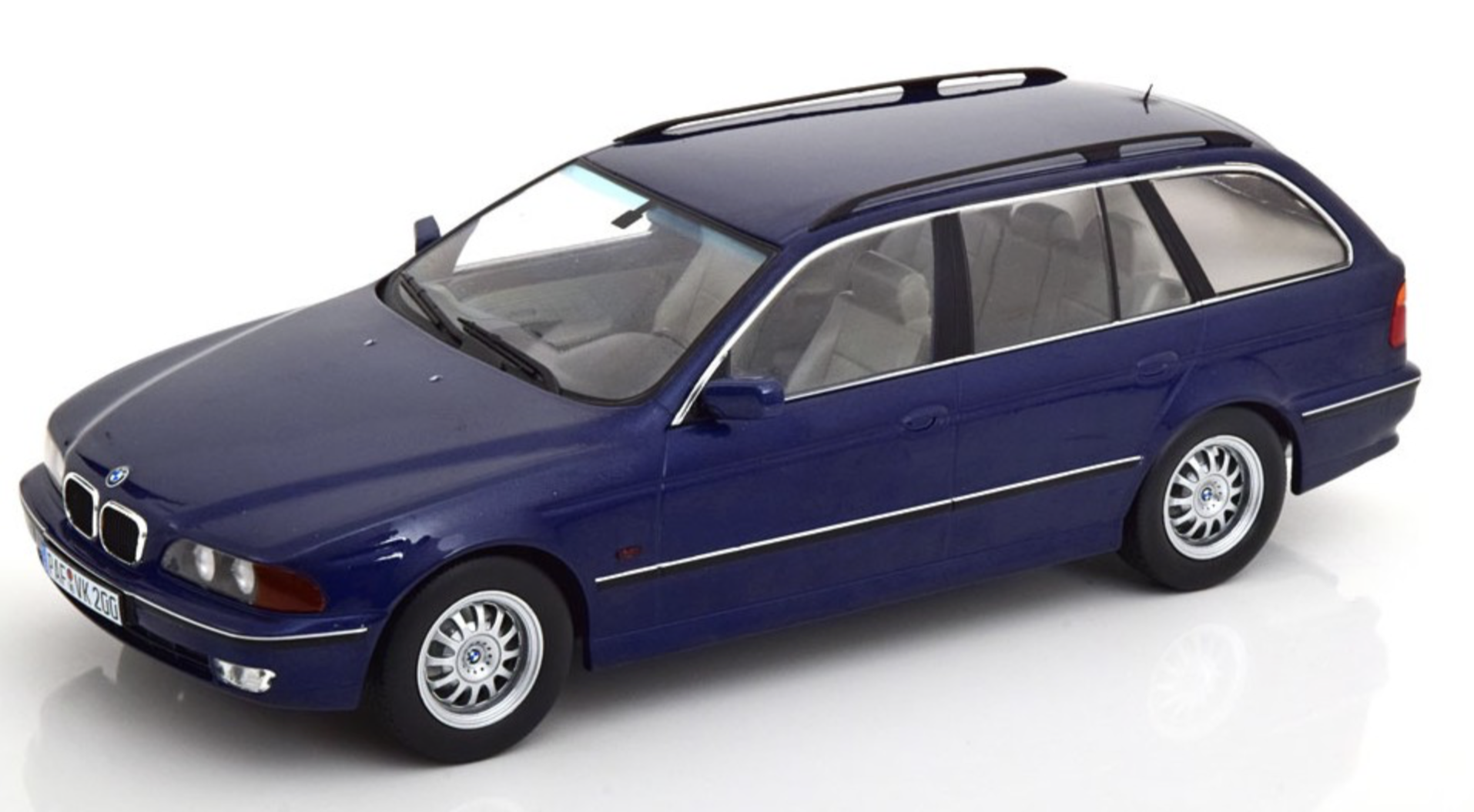 BMW 530D E39 TOURING BLEU KKSCALE 1/18°