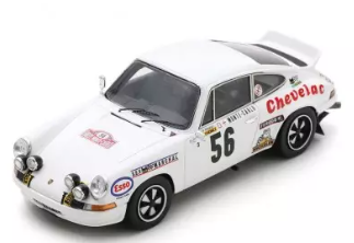 PORSCHE 911 CARRERA RS N°56 7ème RALLYE MONTE CARLO 1975 ROUGET-CHONEZ SPARK 1/43°