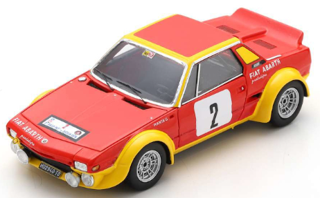 FIAT X 1/9 N°2 RALLY DI SICILIA 1974 G.PIANTA-B.SCABINI SPARK 1/43°