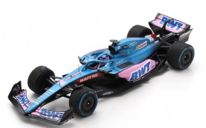 ALPINE A522 N°14 BWT ALPINE F1 TEAM 7ème GP MONACO 2022 ALONSO SPARK 1/18°