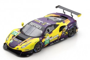 FERRARI 488 GTE EVO N°74 24H LE MANS 2022 F.FRAGA-S.BIRD-S.VAN GISBERGEN LOOK SMART 1/18°