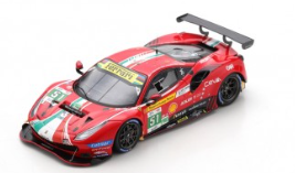 FERRARI 488 GTE EVO N°51 2ème LMGTE PRO 24H LE MANS 2022 PIERR GUIDI-CALADO-SERRA LOOK SMART 1/18°