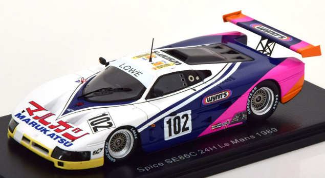 SPICE SE86C 24H LE MANS 1989 J.HOTCHKIS SR - J.HOTCHKIS JR - R.JONES SPARK 1/43°