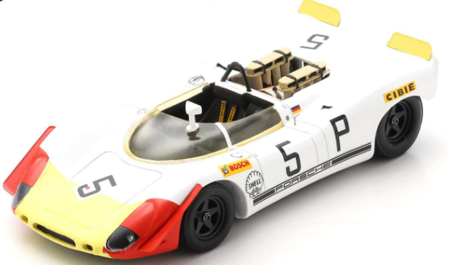 PORSCHE 908-2 5TH 1000KM NURBURGRING 1969 W.KAUHSEN - K.VON WENDT SPARK 1/43°