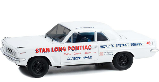 PONTIAC TEMPEST BLANC 1963 HIGHWAY 1/18°